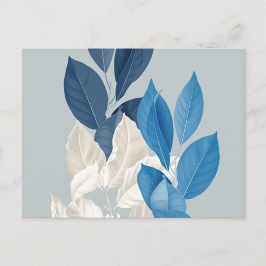 Blatt Postkarte (Vorderseite)