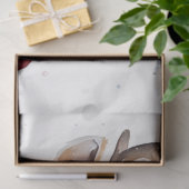 Blatt "Santa und Rentier" Seidenpapier (Geschenk)