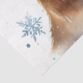 Blatt "Santa und Rentier" Seidenpapier (Ausschnitt)