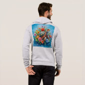 Blatt-Schildkröte Hoodie (Schwarz voll)