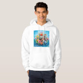 Blatt-Schildkröte Hoodie (Vorne ganz)