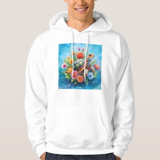 Blatt-Schildkröte Hoodie (Vorderseite)
