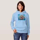 Blatt-Schildkröte Hoodie (Vorne ganz)