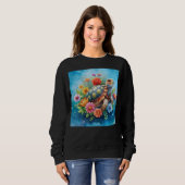 Blatt-Schildkröte Sweatshirt (Vorne ganz)