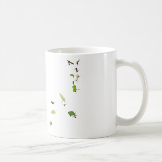 Blatt-Schneider-Ameisen Kaffeetasse (Rechts)