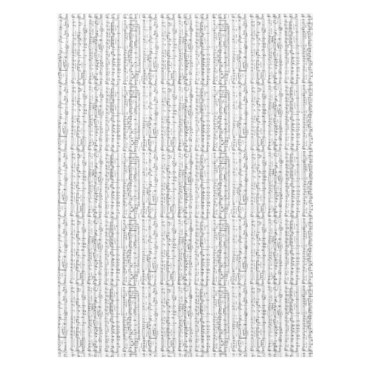 Blatt-Schwarz-Weiß-Muster Tischdecke (Vorderseite)