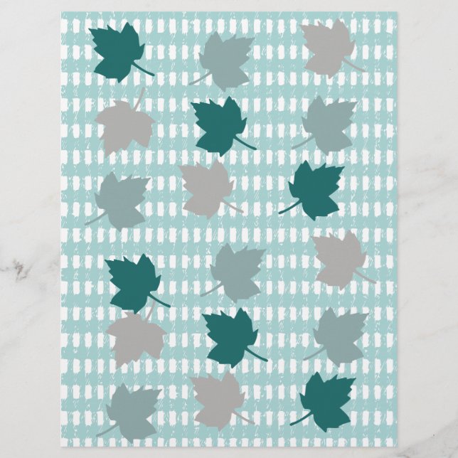 Blatt Scrapbook Papier (Vorderseite)