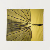Blatt-Skelett Wandteppich (Vorderseite (Horizontal))