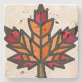 Blatt Steinuntersetzer (Vorderseite)