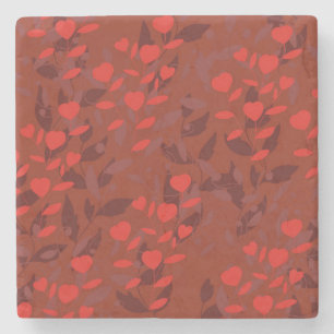 Blatt Steinuntersetzer