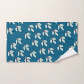 Blatt-Teal-Blume Badhandtuch Set (Handtuch)