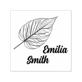Blatt Umrisse Permastempel (Design)