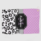 Blatt- und Blattdruck Golfhandtuch (Horizontal)