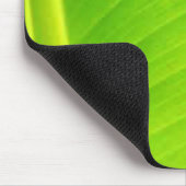 Blatt und Tröpfchen Mousepad (Ecke)