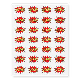 Blatt von 28 Medium POW! Superhero-Comic