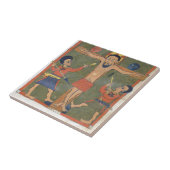 Blatt von Evangelien Gunda Gunde Fliese (Seite)