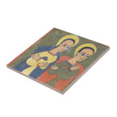 Blatt von Evangelien Gunda Gunde Fliese (Seite)