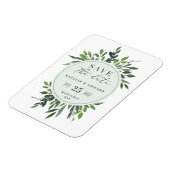 BlattAquarell speichern Sie den Datums-Magneten Magnet (Linke Seite)