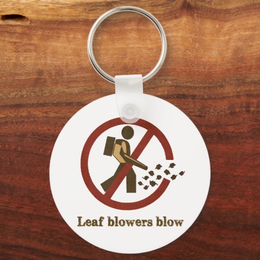 Blattbläser blasen schlüsselanhänger (Vorderseite)