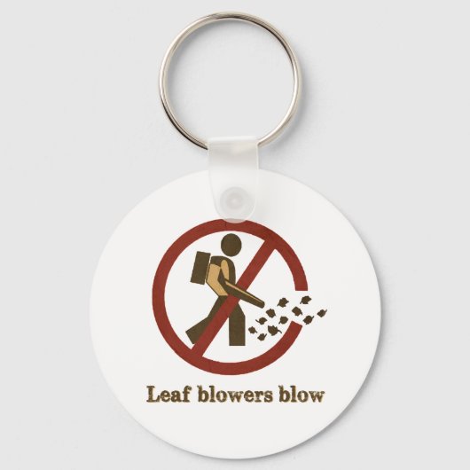 Blattbläser blasen schlüsselanhänger (Vorderseite)