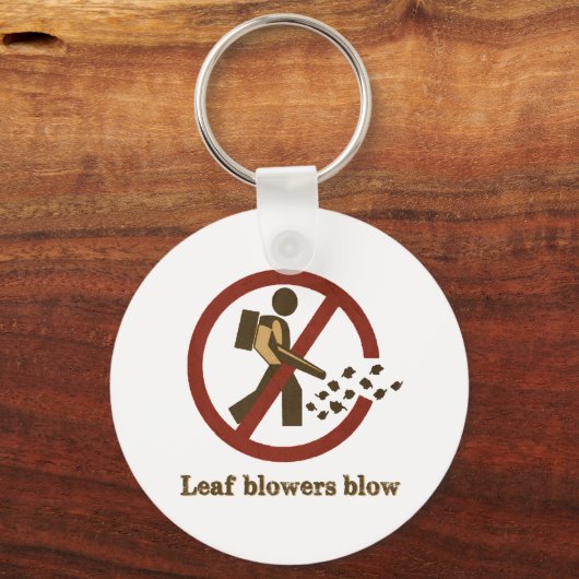 Blattbläser blasen schlüsselanhänger (Vorderseite)