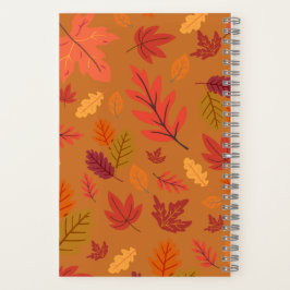 Blattcollage-Notizbuch Naturinspirierte Vorder- un Notizblock