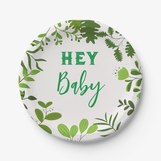 Blattdruck Pappteller (Vorderseite)