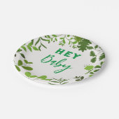 Blattdruck Pappteller (Schrägansicht)