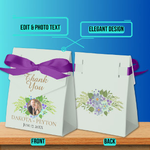 Blätter 09b Hochzeit Geschenkschachtel