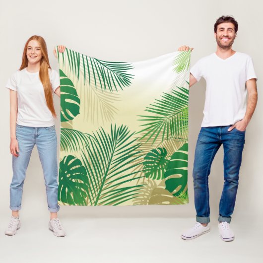 BLÄTTER 2 FLEECEDECKE (Beispiel)