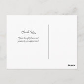 Blätter 3253 Danke, Postcard Postkarte (Rückseite)