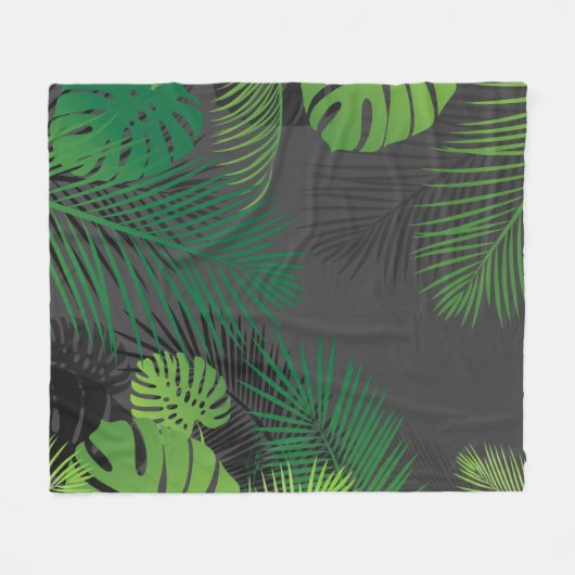 BLÄTTER 5 FLEECEDECKE (Vorderseite (Horizontal))