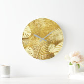 BLÄTTER 8 GROßE WANDUHR (Zuhause)