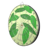 Blätter abstrakter Kunst Dartscheibe (Vorderseite rechts)
