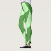 Blätter abstrakter Kunst Leggings (Links)