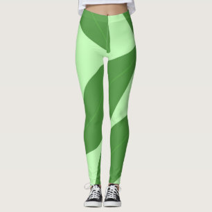 Blätter abstrakter Kunst Leggings