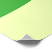 Blätter abstrakter Kunst Poster (Ecke)