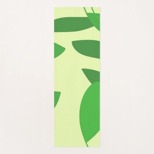 Blätter abstrakter Kunst Yogamatte (Vorderseite)