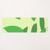Blätter abstrakter Kunst Yogamatte (Vorderseite (Horizontal))