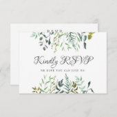 Blätter Antwort auf Hochzeiten mit Song Anfrage Ma (Vorne/Hinten)