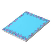 Blätter Aqua Multi Notizblock (Rotiert)