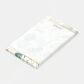 Blätter Aquarell Post-it Klebezettel (angewinkelt)