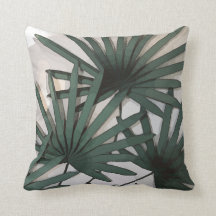 Blätter Aquarell, zweiseitig dunkelgrün und grau