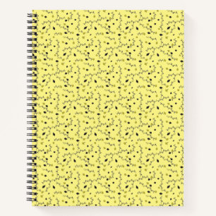 Blätter art green fashion Gelb Notebook Notizblock