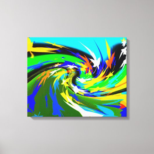 Blätter Art Leinwanddruck (Vorderseite)
