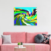 Blätter Art Leinwanddruck (Insitu (Wohnzimmer))