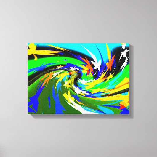 Blätter Art Leinwanddruck (Vorderseite)