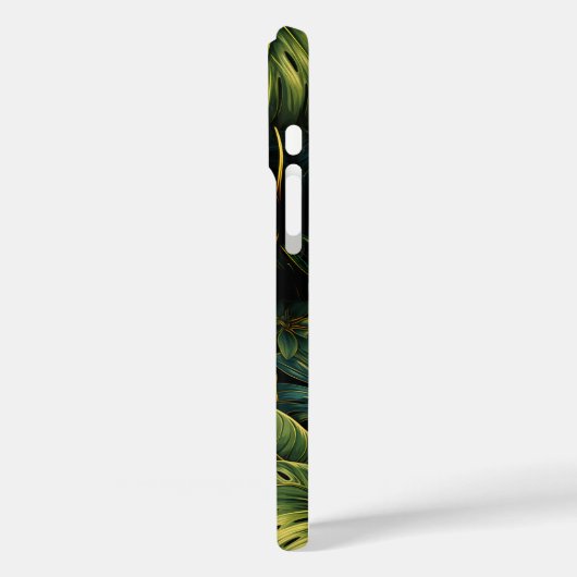 Blätter Art Phone Case (Rückseite / Links)