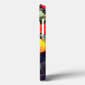 Blätter auf einem Flechten-Felsen, Felsgebirge Case-Mate iPhone Hülle (Rückseite / Links)