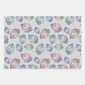 Blätter auf hellgrauem Hintergrund öffnen (Vorderseite)